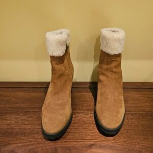 Blondo Women's Camel Suede Boots